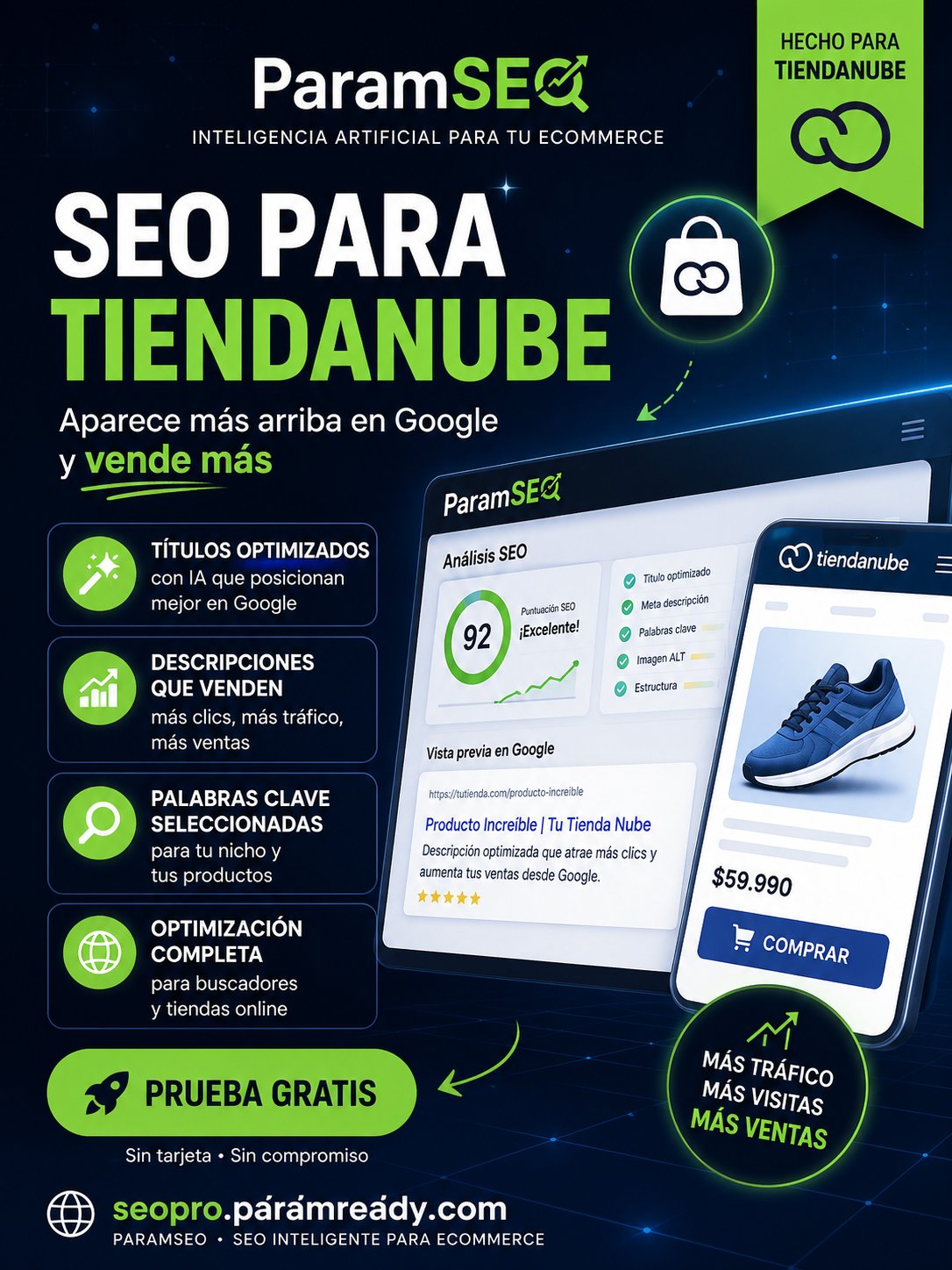 SEO para Tiendanube con ParamSEO