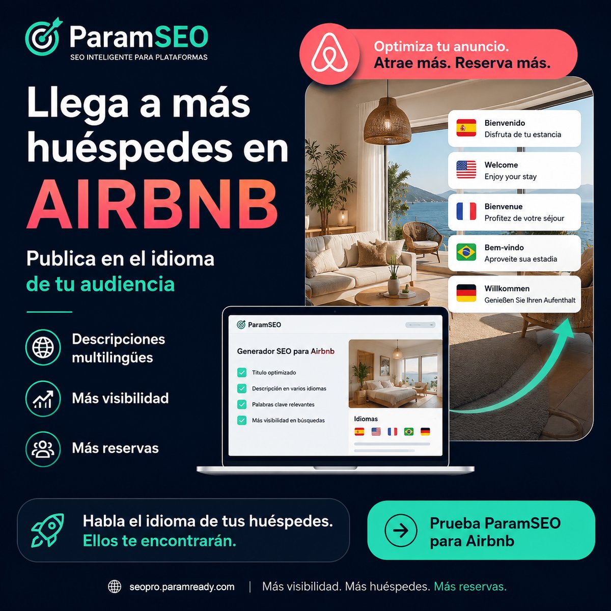 Prepara tu Aibnb para el verano con ParamSEO
